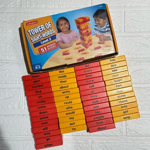 Lakeshore Tower of Sight-Words Level 2 Grade K-2 - Picture 3 of 10